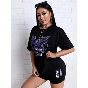 2023 nouveau Design coton Jogging Gym coupe ample 100% coton t-shirt oversize manches courtes t-shirt prix de gros - Product Image 5