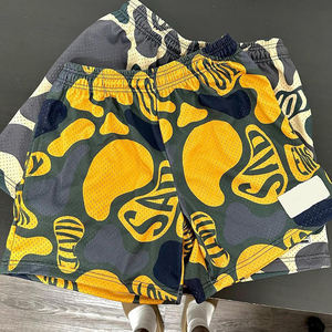 Ysjy กางเกงขาสั้นผ้าตาข่ายระบายอากาศสำหรับผู้ชายกางเกงขาสั้นพิมพ์ลายสำหรับเล่นบาสเก็ตบอลกำหนดได้ทุกรูปแบบ5นิ้ว - Product Image 1