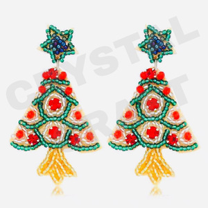 Parrot Dangle <b>Earrings</b> New Arrival <b>Cross</b>-Border Handmade Beads Gold Trendy Creative for Parties Christian Style - Product Image 6