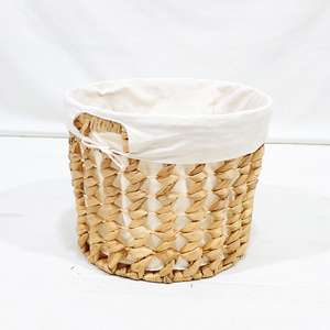 Artex Dong ชุดตะกร้าเก็บของผักตบชวาแบบเปิดโล่งพร้อมที่จับ (3ชิ้น) - Product Image 6