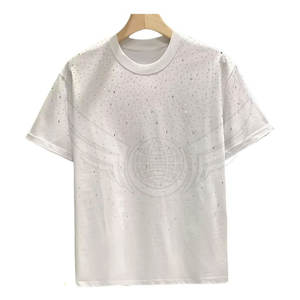 El último diseño, camisa de compresión de secado rápido para hombres, cómodas camisetas de diamantes de imitación para hombres de alta calidad - Product Image 1