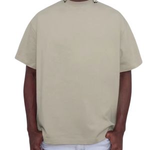 2025 Jersey de gran tamaño para hombre, camisetas cuadradas de gran tamaño, serigrafía personalizada, hecho profesional, superventas, patrón sólido, 220 gramos - Product Image 5