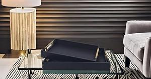 Bandeja de Servicio de Metal Ligera, Ecológica y Hecha a Mano para Fiestas y Reuniones Familiares, Apta para Lavavajillas, Mejora la Elegancia de la Presentación - Product Image 4