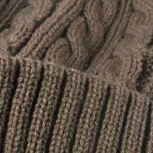 Top Trending logotipo personalizado invierno tejido liso Beanie sombrero moda Hip Hop Color sólido calavera gorra para hombres para viajes - Product Image 2