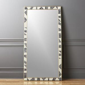 Factory Price Handmade Bone Inlay Wall <b>Mirror</b> High Quality Mother Pearl Inlay Decorative Frame Modern Style for Home Decor - Product Image 1