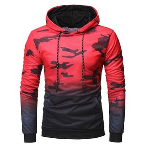 Custom Contrast Color 100% Cotton Winter Hoodies Wholesale Sublimation Fade Design for <b>Men</b> - Product Image 4