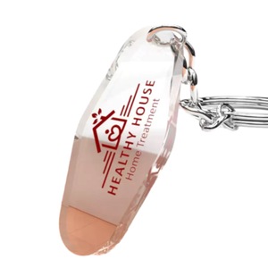 Porte-clés personnalisé avec logo, accessoire élégant en plastique, prix d'usine, pour l'organisation des clés et la promotion de la marque - Product Image 1