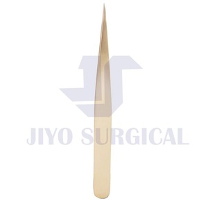 Pinzas de cejas inclinadas rosas de calidad superior profesional Diseño puntiagudo para pestañas de belleza Pinzas de cejas del Reino Unido - Product Image 3