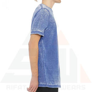 T-shirts pour hommes en coton 100% respirant, lavage à l'acide, col rond, style streetwear, haute qualité, derniers modèles, vente en gros, personnalisable, style streetwear - Product Image 3