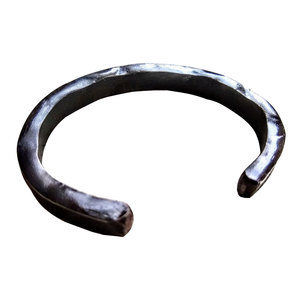 Bracelets en acier forgé à la main pour hommes, conception OEM personnalisée, taille adulte/Bracelets en acier forgé à la main de haute qualité - Product Image 1