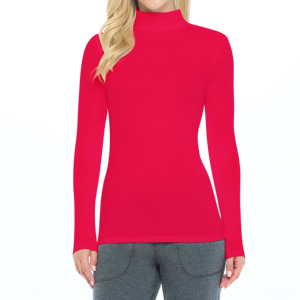Blouses d'infirmière personnalisables en jersey doux Spandex/Polyester, respirantes et absorbantes pour femmes, usage hospitalier, médecins - Product Image 1