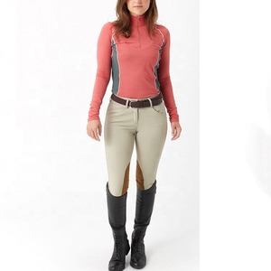 Camisa de Montar a Caballo de Manga Corta para Mujer, Estilo Vintage, Color Sólido, Tejido de Lona Transpirable, Ligera y Cómoda para Actividades al Aire Libre - Product Image 3