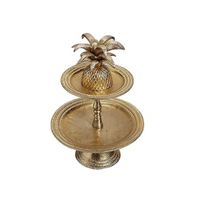Soporte para Tartas, decoración de mesa para fiesta de cumpleaños, servidor para Tartas, uso multifuncional, soporte para tartas con acabado chapado en oro rosa - Product Image 2