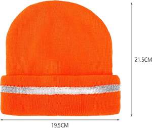Gorro de invierno de lana de moda, gorro de punto suave, sensación cálida y acogedora, perfecto para damas, ropa para clima frío y viajes - Product Image 5