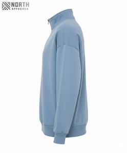 Sweat-shirt pour homme à col rond unique de haute qualité, dernier design, vêtements d'hiver, manches longues, polaire, anti-froissement, service personnalisé OEM - Product Image 4