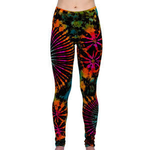 Vente en gros 2024 Leggings de sport pour femmes sur mesure Tie Dye Pantalons Spandex/Coton Séchage rapide Respirant Logo et couleurs personnalisés - Product Image 5