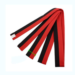 Cinturón BJJ personalizable de 300 CM de algodón polivinílico sólido de un solo Color para equipo de entrenamiento de artes marciales MMA - Product Image 5