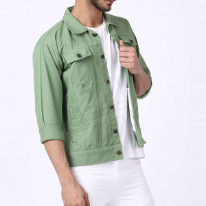 Veste en jean longue de qualité supérieure pour hommes, polaire d'hiver chaude et confortable avec duvet pour le printemps, vente en ligne - Product Image 3