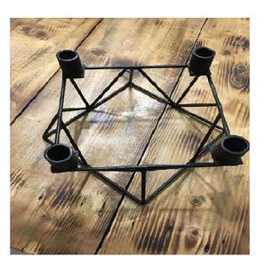 Bougeoir en métal noir exclusif à l'arrivée fraîche bougeoir décoration de noël et de la maison pour les cadeaux et les fournitures de fête - Product Image 1