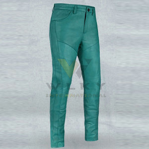 กางเกงหนังผู้ชายโลโก้สั่งทำพิเศษ ขายดีที่สุด ชุดลำลอง สีพื้น - Product Image 4