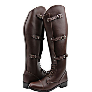 Botas de cuero para montar a caballo de alta calidad, totalmente personalizadas, hechas en cuero PU, el mejor Material, botas de cuero para montar a caballo - Product Image 1