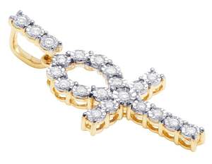 Pendentif Hip Hop Jesus Cross entièrement glacé en Moissanite ronde taille brillante VVS Clarity Diamonds en argent sterling 925 - Product Image 2