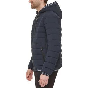 Chaqueta de Invierno para Hombre 2026, con Capucha, Acolchada, con Logotipo Frontal, Elegante, Cómoda, Transpirable, Cortavientos - Product Image 6