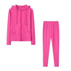 <b>Women</b> Winter Sportswear Fleece <b>Tracksuit</b> <b>Velour</b> Velvet 2 Piece Set Custom <b>Women</b> <b>Tracksuit</b> Solid Pattern Premium - Product Image 1