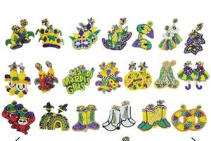 Pendientes Elegantes Hechos a Mano con Cuentas de Flor de Loto, Joyería Étnica, Combinación de Colores Ricos, Cristales Destacados, para Mujer 2026 - Product Image 3