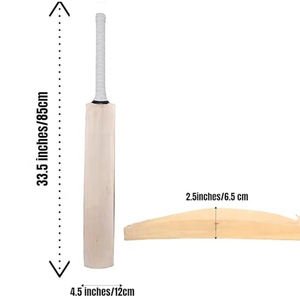 Bate de Cricket Profesional de Madera de Sauce Inglés de Primera Calidad Personalizado de Pakistán, Edición Jugador, Grado Profesional, Grano Superior Original - Product Image 6