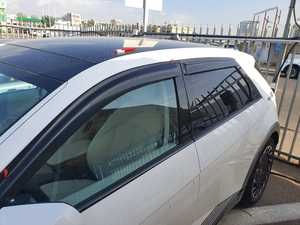 ตัวเบี่ยงหน้าต่างหรูหราและกระบังหน้าสำหรับ Hyundai Santa Fe IV (TM/TMA) วัสดุ PMMA การติดตั้งเทป3M - Product Image 4