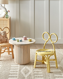 Chaise moderne en rotin naturel pour enfants, sièges en osier écologiques fabriqués à la main pour les fêtes d'anniversaire, les mariages et le salon des bébés - Product Image 6