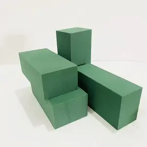 Blocs de mousse florale humide <span class=keywords><strong>Oasis</strong></span> pour arrangements floraux, blocs de boue vert pour fleurs fraîches et préservées, argile florale, mousse de fixation pour fleurs - Product Image 3