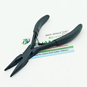 Alicates de punta plana de acero inoxidable de grado quirúrgico profesional para cinta de extensión de cabello herramientas de extensión de cabello - Product Image 6