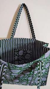 Sac fourre-tout floral élégant pour les femmes épaule Style décontracté grand sac avec belle impression pour l'été voyage Shopping ou bureau - Product Image 6