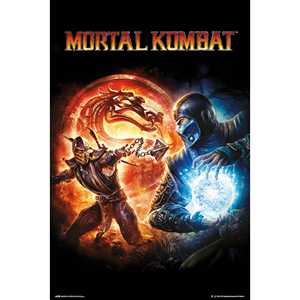 Póster de Mortal Kombat 9, Impresión Digital, Estilo Colgante, con Diseño de Ninjas y Dragones - Product Image 3