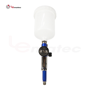 ปืนพ่นสีระบบแรงโน้มถ่วง Lematec HVLP ถ้วย 600 ซีซี หัวฉีด 1.3 1.7 มม. อลูมิเนียมอัลลอยด์ พัดลม 180 มม. สำหรับงานยานยนต์และงานไม้ - Product Image 6