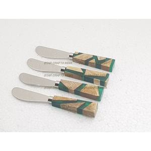 Fast Delivery Restaurant Hotel Stainless Steel Cutlery Set <b>Knife</b> Fork Spoon Flatware Sets Silver Resin & Steel Cutlery Set - Product Image 2