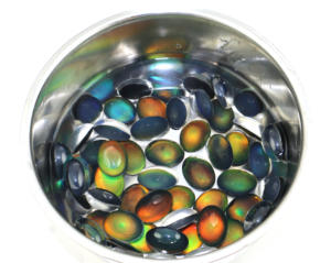 Piedra Preciosa Cabujón Mood, Forma Ovalada, 10x14 mm, Piedra Suelta que Cambia de Color con la Temperatura, para Fabricación de Joyas, Suministro al por Mayor - Product Image 2