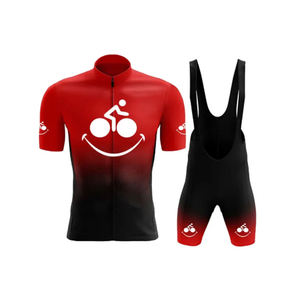 Avantage fabricant séchage rapide rue entraînement cyclisme vêtements respirabilité manches courtes vélo hommes cyclisme costume - Product Image 2