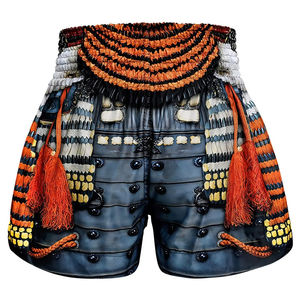 Vente en gros OEM de shorts de boxe de combat design personnalisé shorts de boxe de qualité supérieure shorts imprimés par sublimation fabriqués au Pakistan - Product Image 3