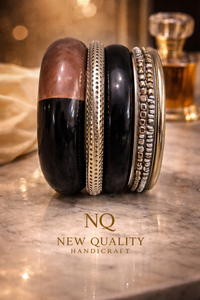 Luxury Resin Metal Bangles <b>Set</b> for Women Handmade Designer Ethnic <b>Bracelet</b> <b>Set</b> Traditional Indian Wedding Jewelry - Product Image 6