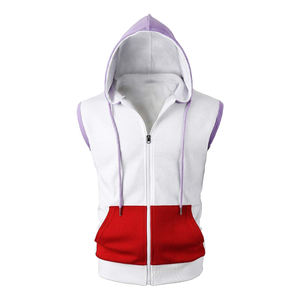 Wholesale Custom Logo Gym Fitness Wear Mens Heavyweight Sleeveless Hoodie - Product Image 2