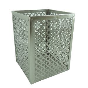 Ensemble de 2 saladiers de forme carrée en métal marron TPR PC bol de service et bol à soupe pour décoration de table faits à la main - Product Image 6