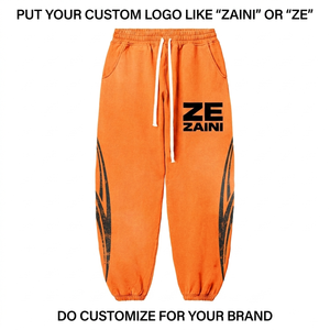 กางเกงจ็อกเกอร์ลำลองผู้ชาย ZAINI 420 GSM ผ้าฝ้ายผสมโพลีเอสเตอร์สีดำ เอวกลาง ทรงลำลอง เป็นมิตรกับสิ่งแวดล้อม แห้งเร็ว ระบายอากาศได้ดี มีจีบด้านหน้า - Product Image 1