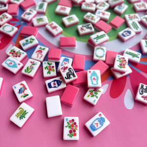 Colorido personalizado japonés chino americano Mahjong acrílico Mahjong juego para fiesta entretenimiento - Product Image 2