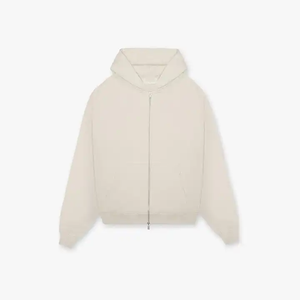 Sweat à capuche personnalisé double couche streetwear sweat à capuche en éponge française surdimensionné à double fermeture éclair délavée sweat à capuche zippé - Product Image 6