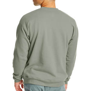 Sudadera térmica personalizada Heavyweight Pullover para hombre 100% algodón cuello redondo invierno cuello redondo sin capucha - Product Image 4