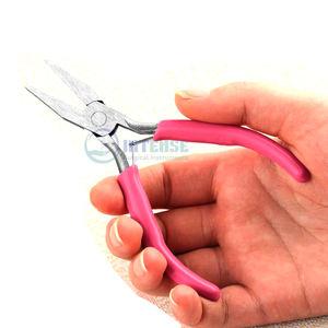 High Quality Stainless Steel 5-Inch Duckbill Flat Nose Jewelry Pliers Spring <b>Smooth</b> Jaws Making Wire Bending DIY Hand <b>Tools</b> - Product Image 1