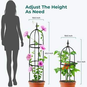 Plant Trellis Sturdy Plastic Climbing Plants Support <b>Frame</b> - Product Image 3